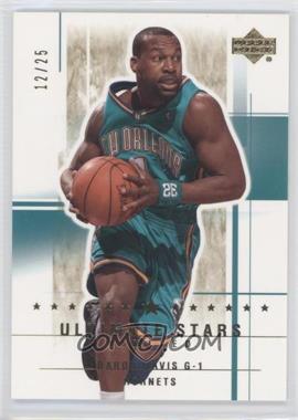 2003-04 Upper Deck Ultimate Collection - [Base] - Limited #182 - Ultimate Stars - Baron Davis /25