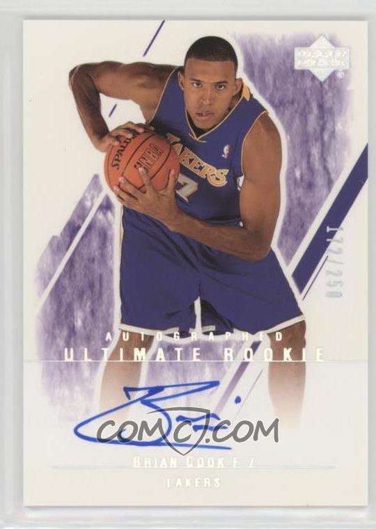 2003 04 Upper Deck Ultimate Collection Base 147 Brian Cook 250