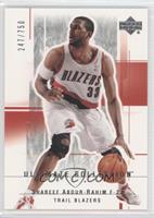 Shareef Abdur-Rahim #/750