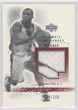 2003-04 Upper Deck Ultimate Collection - Game Jersey #DW-J - Dajuan Wagner /200