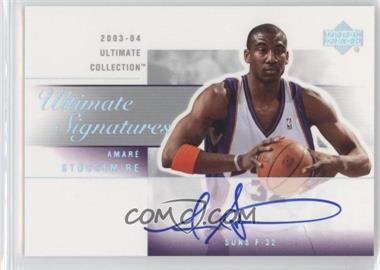 2003-04 Upper Deck Ultimate Collection - Ultimate Signatures #AS-A - Amar'e Stoudemire