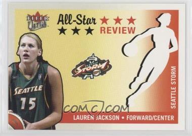 2003 Fleer Ultra WNBA - All-Star - Review #7 AS - Lauren Jackson