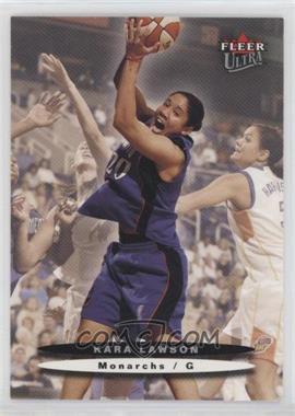 2003 Fleer Ultra WNBA - [Base] #110 - Kara Lawson