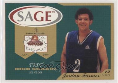 2003 Sage Pangos - [Base] #3 - Jordan Farmer