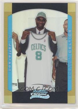 2004-05 Bowman Draft Picks & Prospects - [Base] - Chrome Gold Refractor #115 - Al Jefferson /50