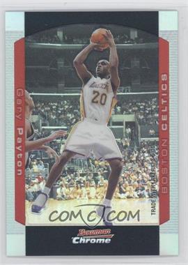 2004-05 Bowman Draft Picks & Prospects - [Base] - Chrome Refractor #10 - Gary Payton /300