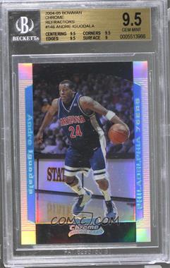 2004-05 Bowman Draft Picks & Prospects - [Base] - Chrome Refractor #146 - Andre Iguodala /300 [BGS 9.5 GEM MINT]