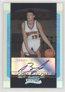 2004-05 Bowman Draft Picks & Prospects - [Base] - Chrome Refractor #147 - Rookie Autograph - Andris Biedrins /50