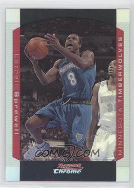 2004-05 Bowman Draft Picks & Prospects - [Base] - Chrome Refractor #88 - Latrell Sprewell /300