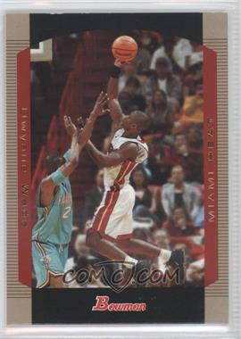 2004-05 Bowman Draft Picks & Prospects - [Base] - Gold #68 - Dwyane Wade