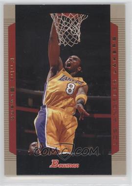 2004-05 Bowman Draft Picks & Prospects - [Base] - Gold #8 - Kobe Bryant