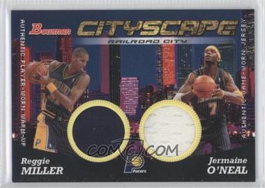 2004-05 Bowman Draft Picks & Prospects - Cityscape Jerseys #CS-MO - Reggie Miller, Jermaine O'Neal