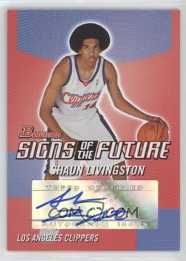 2004-05 Bowman Draft Picks & Prospects - Signs of the Future #SOF-SLI - Shaun Livingston