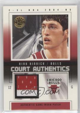 2004-05 E-XL - Court Authentics - Patch Numbered to 50 #CA-HH - Kirk Hinrich /50