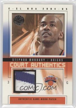 2004-05 E-XL - Court Authentics - Patch #CA-SM - Stephon Marbury /70