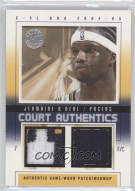 2004-05 E-XL - Court Authentics - Patch/Warm-up #CA-JO - Jermaine O'Neal /44