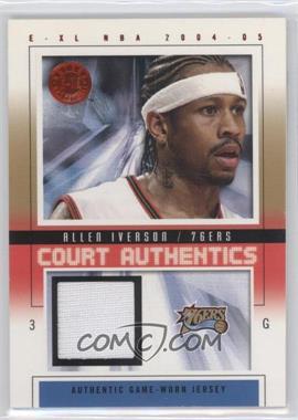 2004-05 E-XL - Court Authentics #CA-AI - Allen Iverson /500