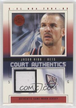 2004-05 E-XL - Court Authentics #CA-JK - Jason Kidd /500