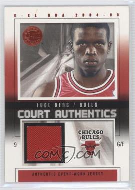 2004-05 E-XL - Court Authentics #CA-LD - Luol Deng /500