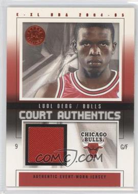 2004-05 E-XL - Court Authentics #CA-LD - Luol Deng /500