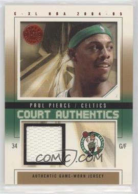 2004-05 E-XL - Court Authentics #CA-PP - Paul Pierce /500