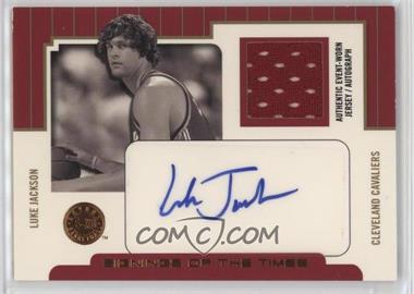 2004-05 E-XL - Signings Of The Times - Numbered to 50 #ST/LJ - Luke Jackson /50