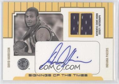 2004-05 E-XL - Signings Of The Times #ST/DH - David Harrison /100