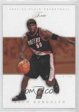 2004-05 Flair - [Base] #18 - Zach Randolph