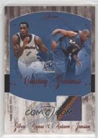 Gilbert Arenas, Antawn Jamison (Antawn Jamison Jersey) #/50