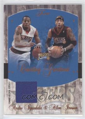 2004-05 Flair - Courting Greatness - Retail Jerseys #CG-IG - Andre Iguodala, Allen Iverson (Andre Iguodala Jersey)