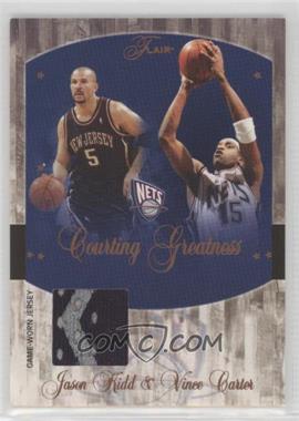 2004-05 Flair - Courting Greatness - Retail Jerseys #CG-JK - Jason Kidd, Vince Carter