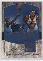 Kevin Garnett, Latrell Sprewell (Latrell Sprewell Jersey) [EX to NM]