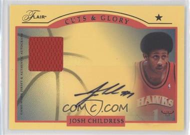 2004-05 Flair - Cuts & Glory #CGR-JC - Josh Childress /100