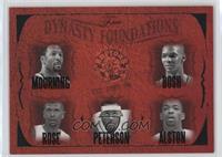 Alonzo Mourning, Chris Bosh, Jalen Rose, Morris Peterson, Rafer Alston #/500