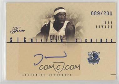 2004-05 Flair - Significant Signings #SS-JH - Josh Howard /200