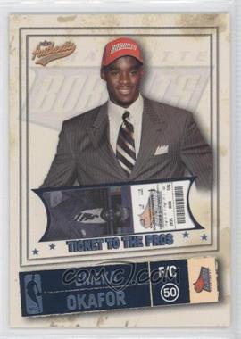 2004-05 Fleer Authentix - [Base] - Balcony #128 - Ticket to the Pros - Emeka Okafor /75