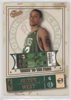 Ticket to the Pros - Delonte West #/25