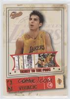 Ticket to the Pros - Sasha Vujacic #/100