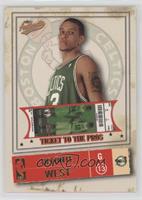 Ticket to the Pros - Delonte West #/100