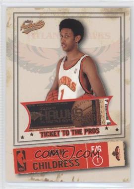 2004-05 Fleer Authentix - [Base] - General Admission #126 - Ticket to the Pros - Josh Childress /100