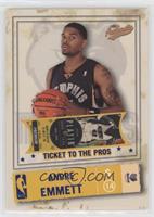 Ticket to the Pros - Andre Emmett #/50