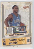 Ticket to the Pros - Jameer Nelson #/50