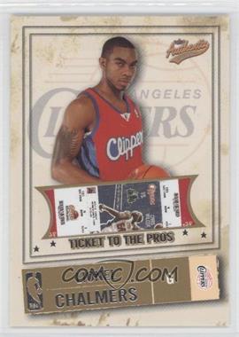 2004-05 Fleer Authentix - [Base] #108 - Ticket to the Pros - Lionel Chalmers /750