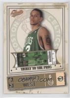 Ticket to the Pros - Delonte West #/750