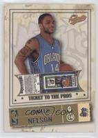 Ticket to the Pros - Jameer Nelson #/750