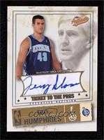 Ticket to the Pros - Kris Humphries (Jerry Sloan Autograph) #/200