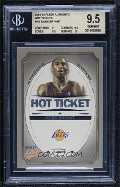 2004-05 Fleer Authentix - Hot Ticket #5 HT - Kobe Bryant [BGS 9.5 GEM MINT]