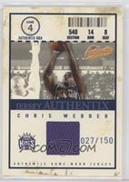 Chris Webber #/150