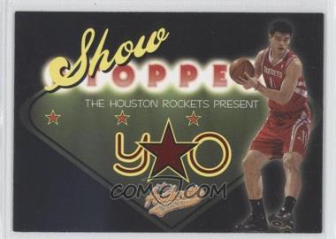 2004-05 Fleer Authentix - Show Stoppers #14 SS - Yao Ming