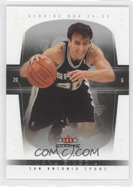 2004-05 Fleer Genuine - [Base] - Reflections #97 - Manu Ginobili /100